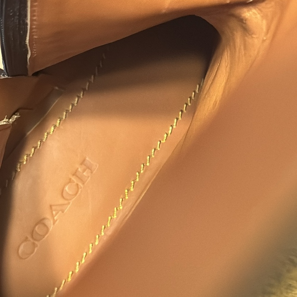 Coach ladies dark chocolate brown tall Brynn Riding leather Boots size 10 B - Picture 13 of 13